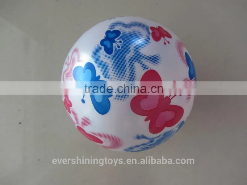 2014 newest two color printed pvc ball for kids