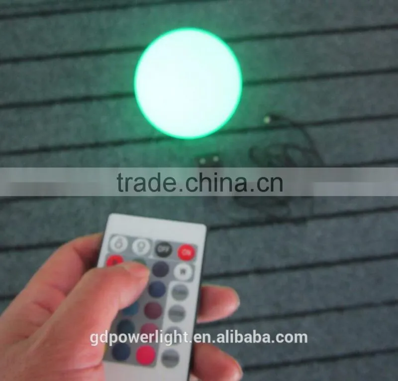 Rechageable LED ball with remote control model no. YXF-150E