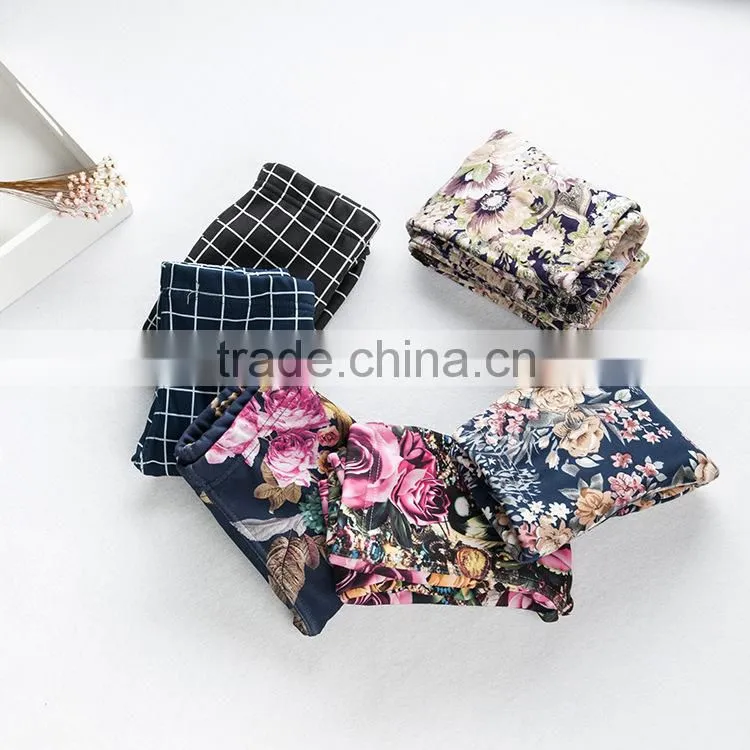 2015 Children Autumn & Winter Printing Kids Leggings Girl Add Wool Legging Baby Girl Keep Warm Pants With Six Colors