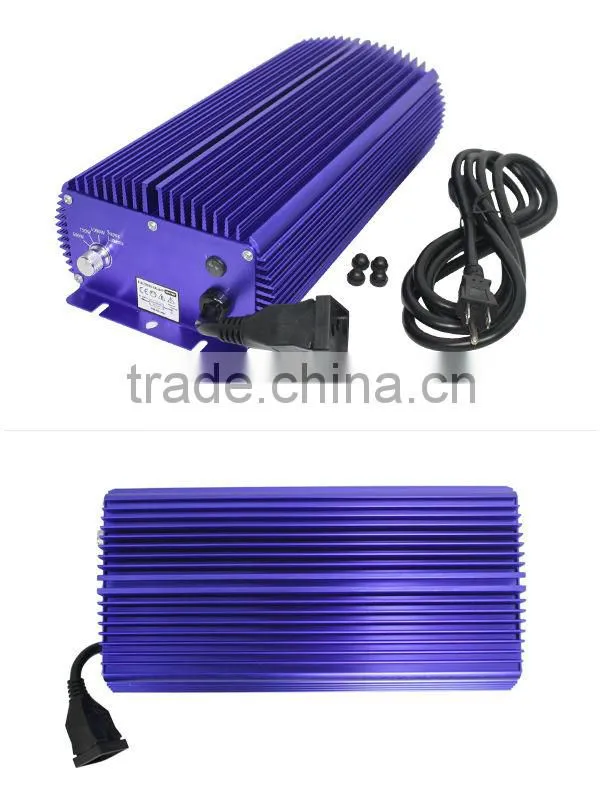Hydroponic Grow Lamp Dimmable Non-fan Cooled Electronic Ballast