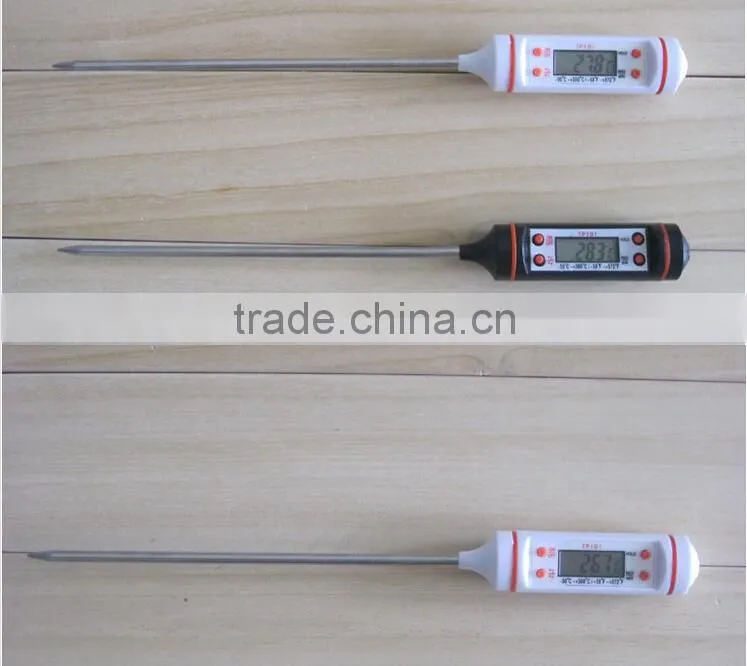 TP101 screen tube Digital Cooking Food Probe Meat Household Thermometer Kitchen BBQ 4 Buttons
