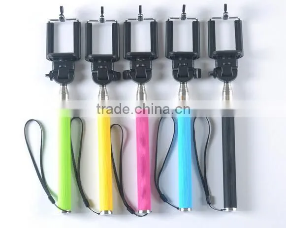 New product 2015 wireless bluetooth selfie stick extendable handheld monopod selfie stick