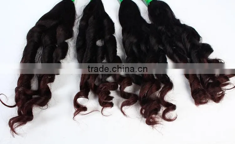 OEM factory SPRIAL CURL 33 body wave remi brazilian hair weave