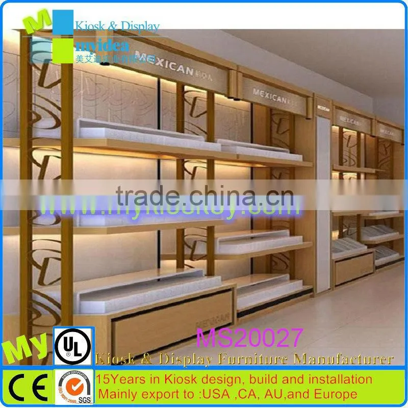 Myidea names custom furniture for shoe store /shoes store furniture/ decoration for shoes shops