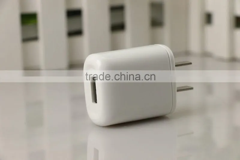white USB wall charger flat USB home charger