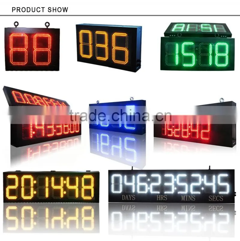 8inch LED Clock Display / LED Countdown Clock with Tripod Stand