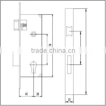 european standard union door locks set