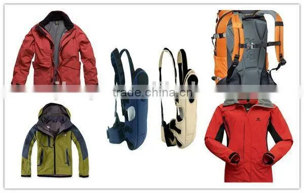 100% nylon taslon fabric with milky pu coated suitable for ski wear