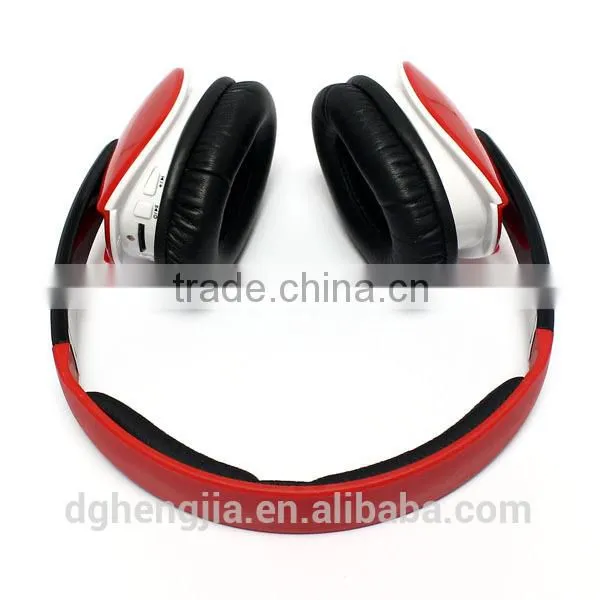 New product for 2015 stereo wireless headphones with Tf card, headphones with built-in radio