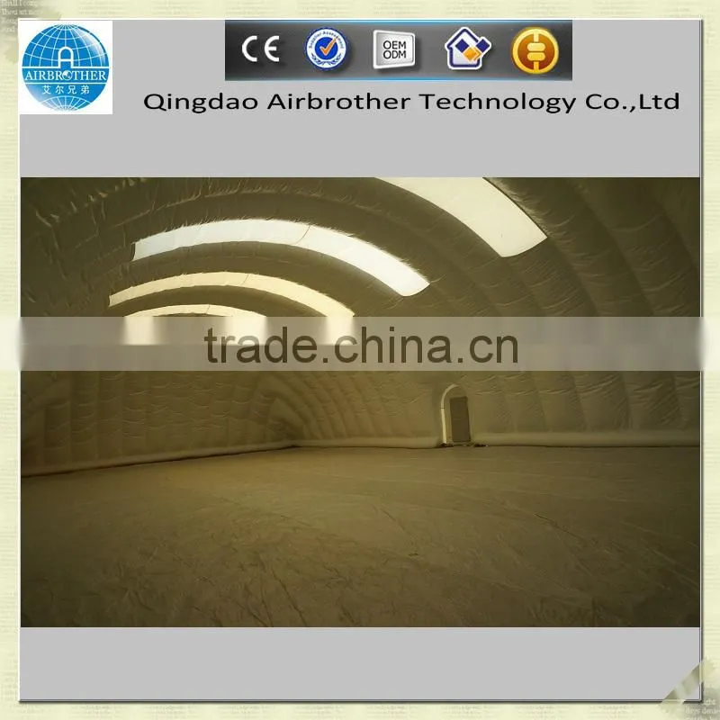Anti-haze dismountable outdoor inflatable membrane architecture tennis hall
