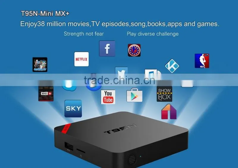 2016 Newest Android 5.1Tv Box S905 T95N-Mini MX plus TV box
