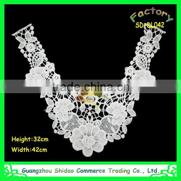High quality latest fashion appliques wholesale patch lace collar