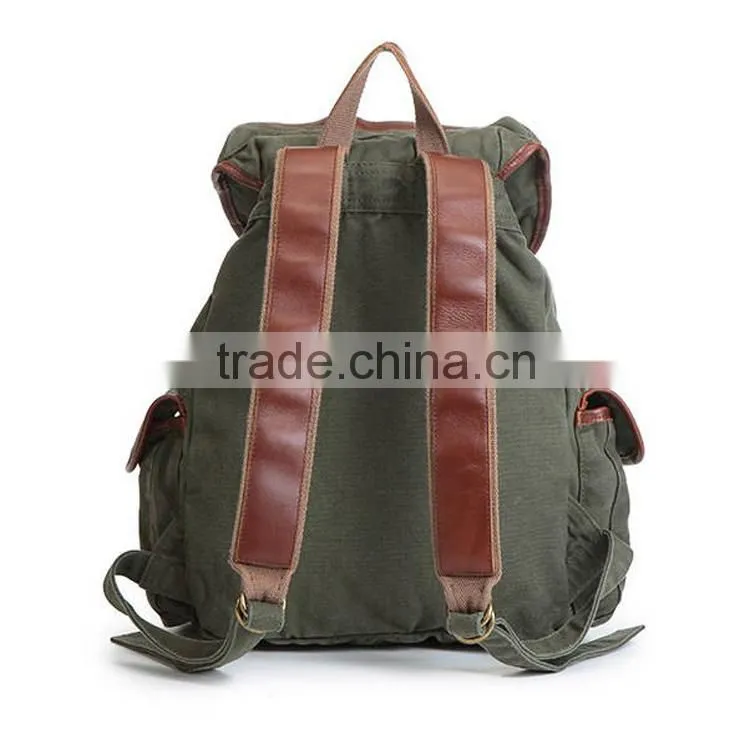 China new products fashion unisex canvas bag back pack