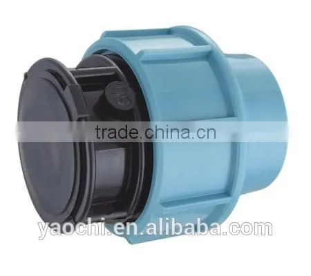 HOT SALE full size pp compression fitting end cap or plug