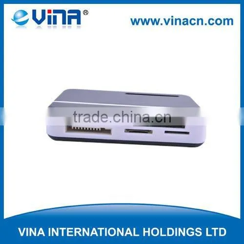 HOT! Super speed USB 3.0 card reader with UV painting for SD,SDHC,SDXC,MS,MMC,XD,CF,M2,T-Flash