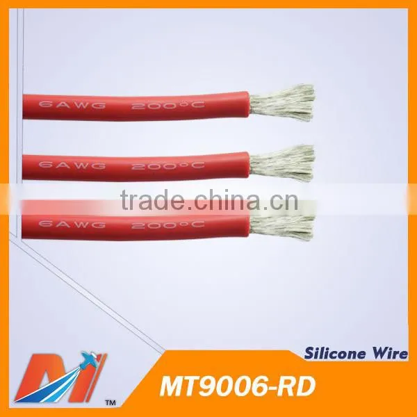 Maytech high flexible silicon cable Black 6AWG soft Silicon Power Wire