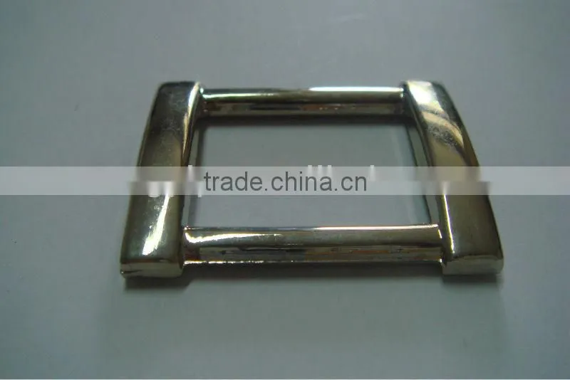 metal shiny adjustable decorative belt buckle