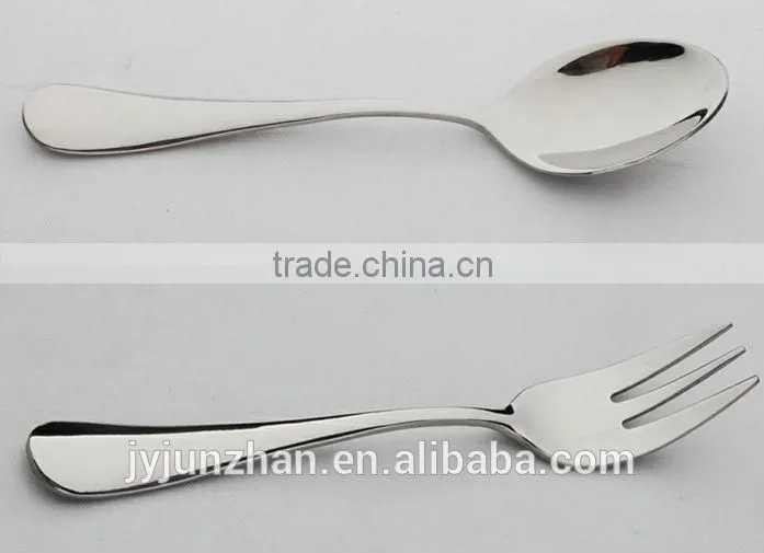 Stainless Steel Teaspoon and fork sets with high mirror polish made by Junzhan Factory directly