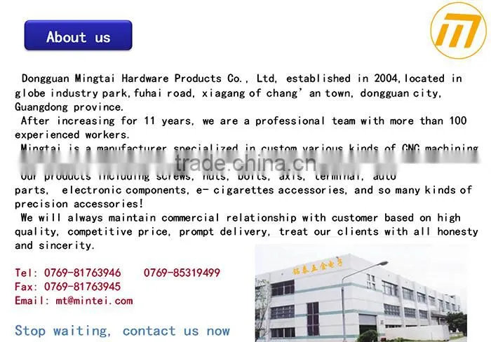 Customized cnc machining EPD spacer
