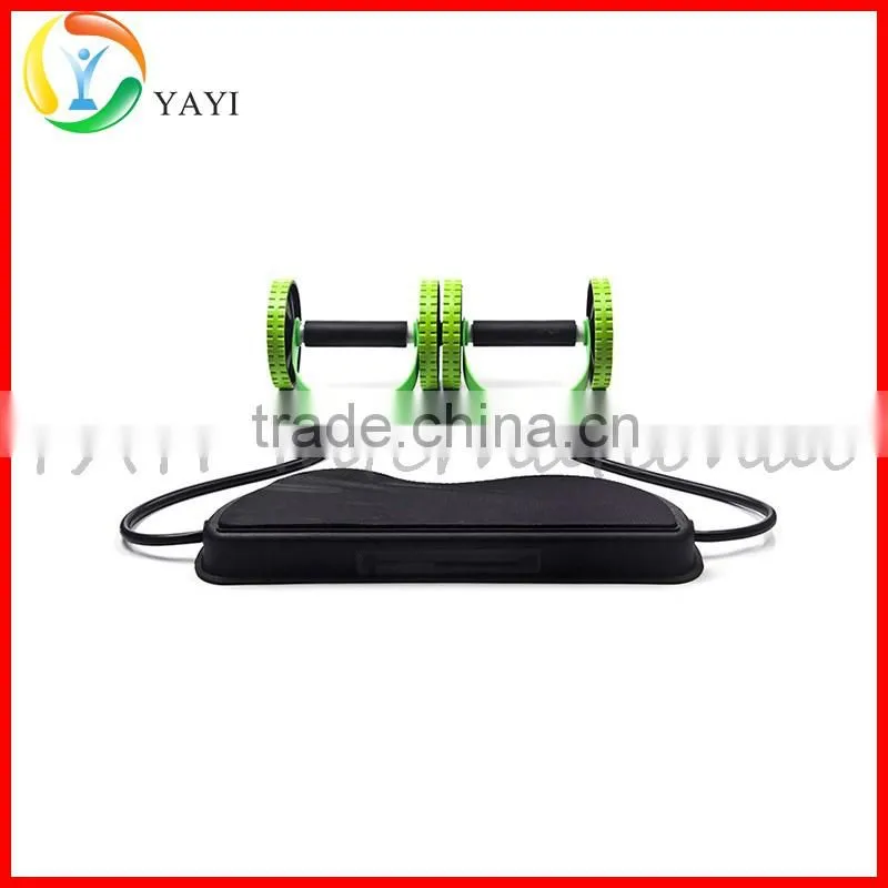 Sport Core Abdominal Trainer Double AB Power Roller Wheel