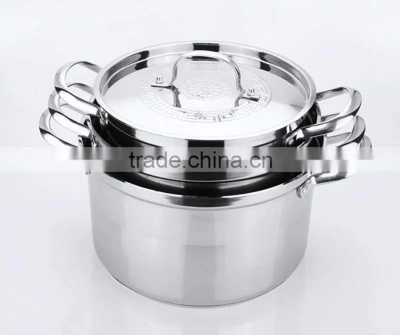 large stainless steel cookware kitchenware houseware stock pot 28cm