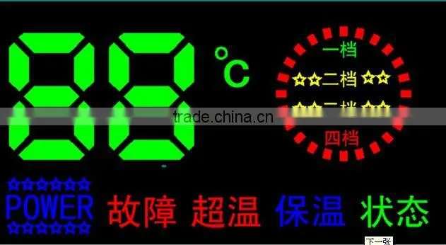 Big discount! full color led display screen for water heater