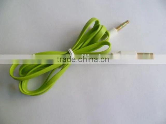 hot sale high quality colorful flat DC 3.5 cable