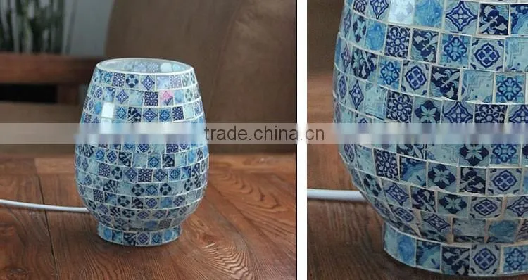 Handmade decorative mosaic desk lamp