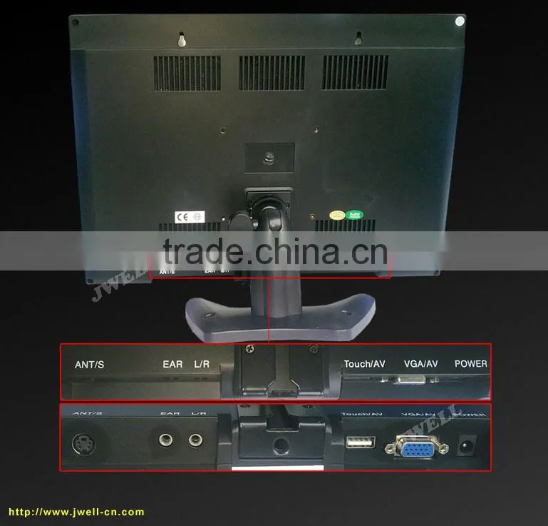 12.1 inch desktop or wall mounting small lcd monitor