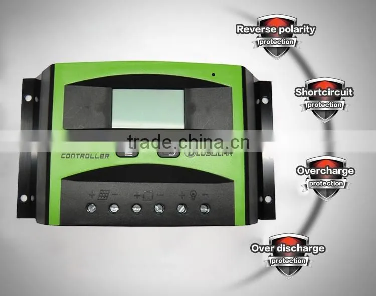 30a 48v pwm solar charge controlle with built-in sensor