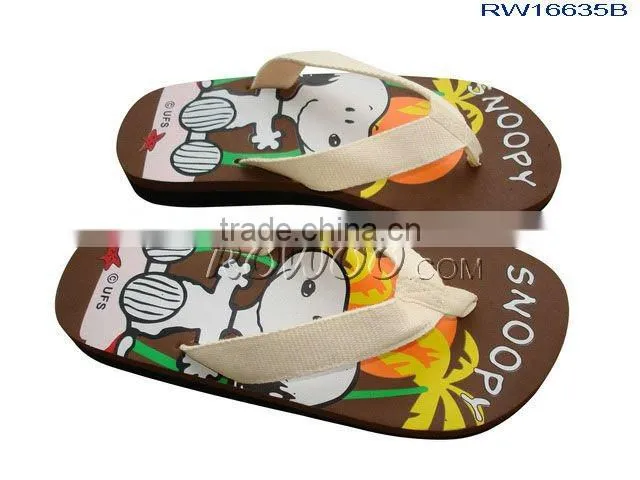 RW16635 kids' snoppy slippers