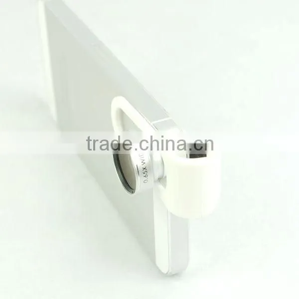 0.65 Wide + Macro Lens With Clip Clamp For iPhone Samsung Cell Phone Camera Lens
