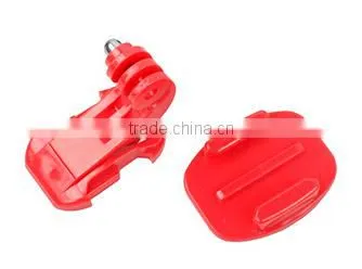 Flat 3M Adhesive Mount and J-Hook Buckle with 3M Sticker for GoPro Hero 4/3+/3