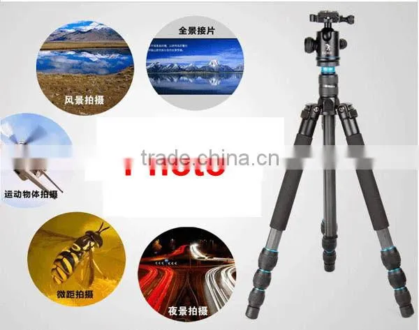 Professional Carbon Fibre Tripod Ball Head Monopod For Digital Camera DSLR