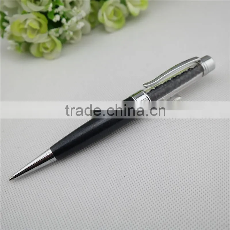 TCR-0802 Fat novelty crystal ball pen , 3 in 1 crystal pen with usb drive
