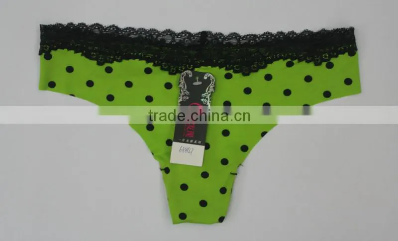 Fancy women underwear high quality sexy lace g string