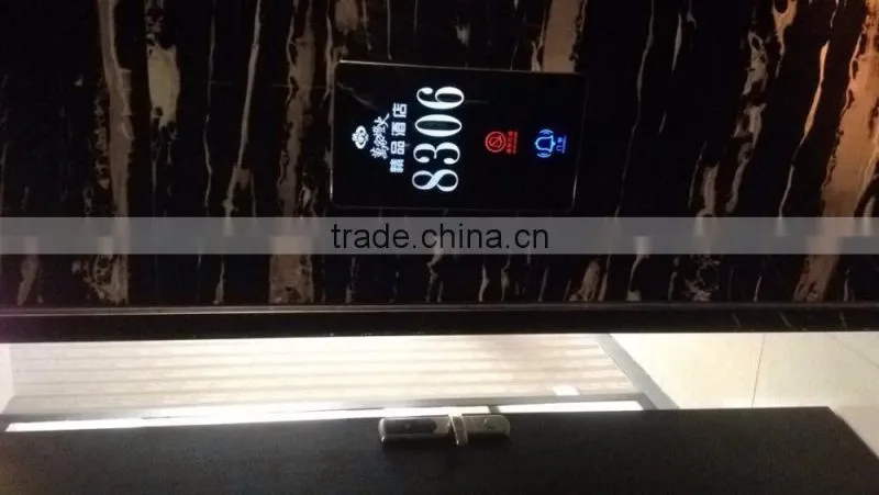 The newest innovative product hotel microlite panel electronic doorplate