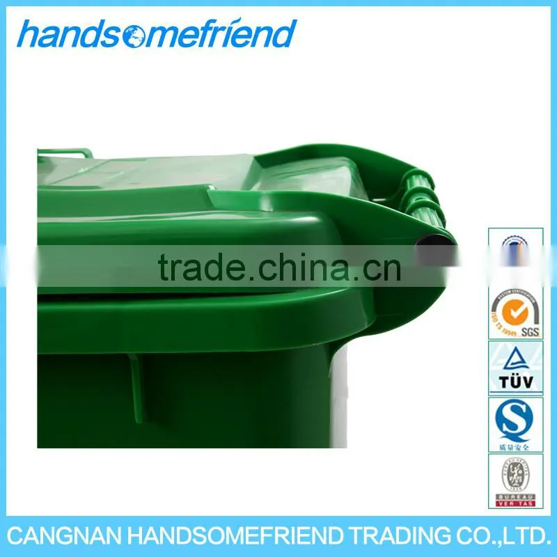 100L plastic trash cans with lids,outdoor trash can,garbage can