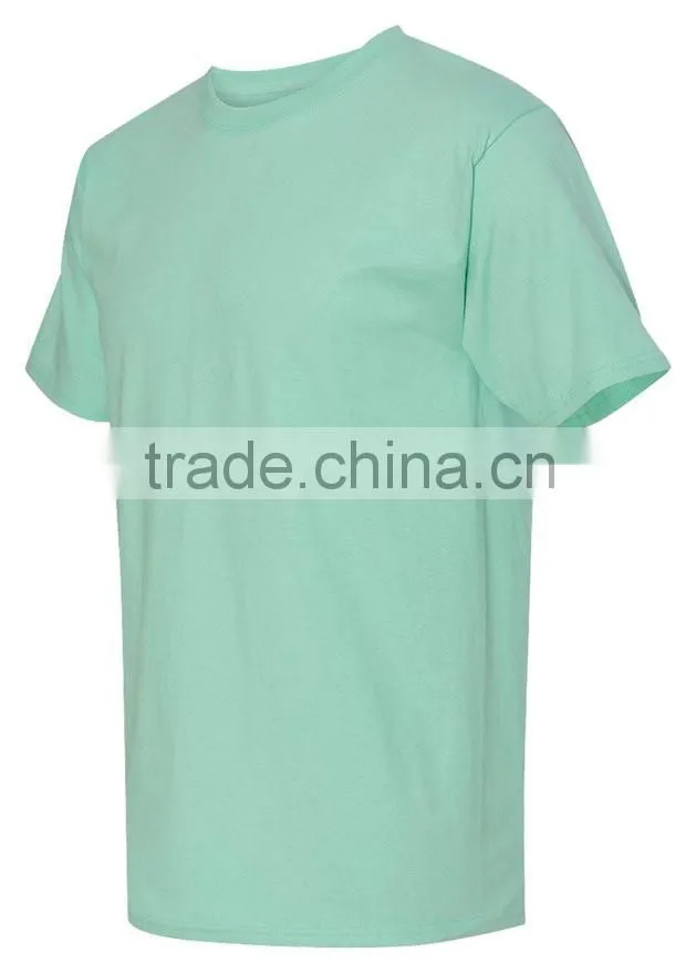 2016 new style fashion classic blank dry fit short sleeve slim fit men slub cotton plain no brand t-shirt
