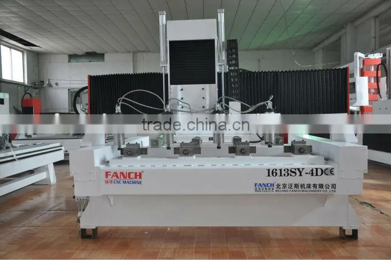 four heads rotary cnc router 1600*1300