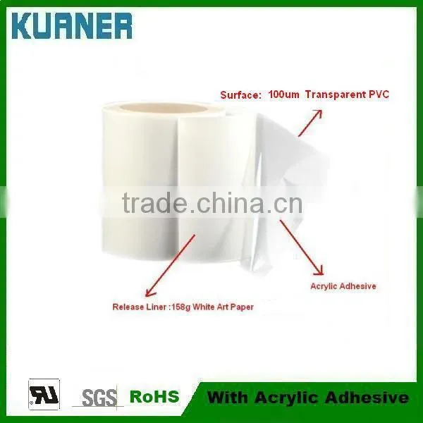 pvc film transparent for outdoor decals