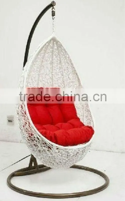 Modern PE rattan outdoor hanging chair in china