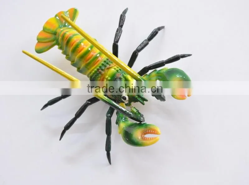 5 inch Plastic Lobster Animal Refrigerator Magnet, Magnetic Sticker