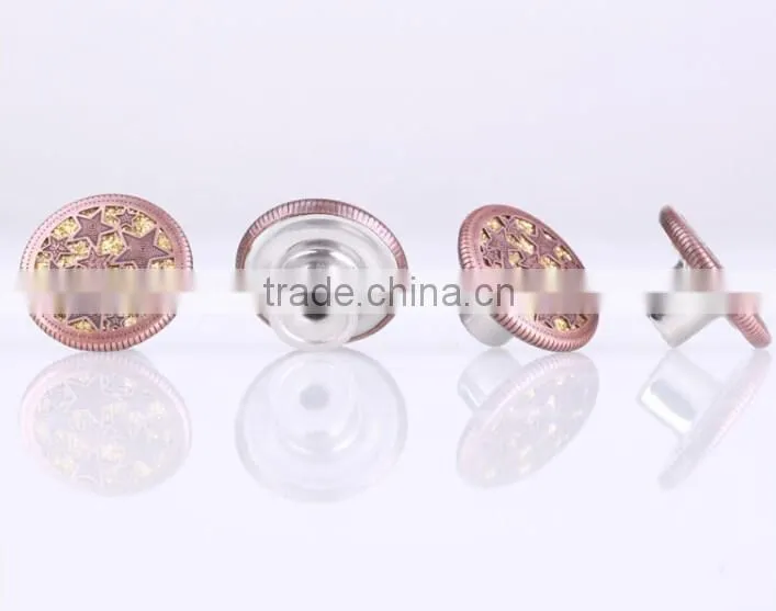 2016 fashion High-grade metal net cap button