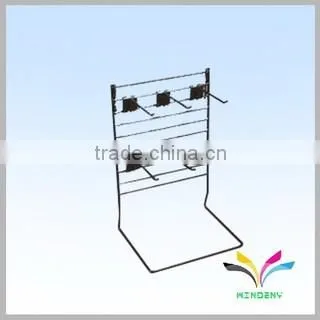 OEM design stable metal weeding invitation cards display shelf for greeting card