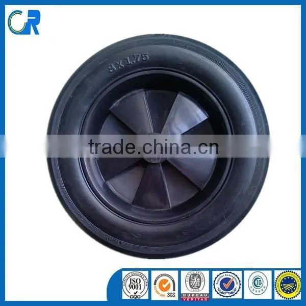 Used in hand trolley wide plastic wheels