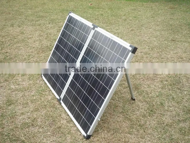 High efficiency outdoor foldable solar panel kit