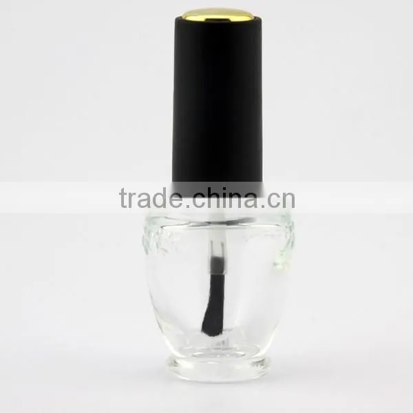 high quality empty UV gel nail polish bottle with cap and brush