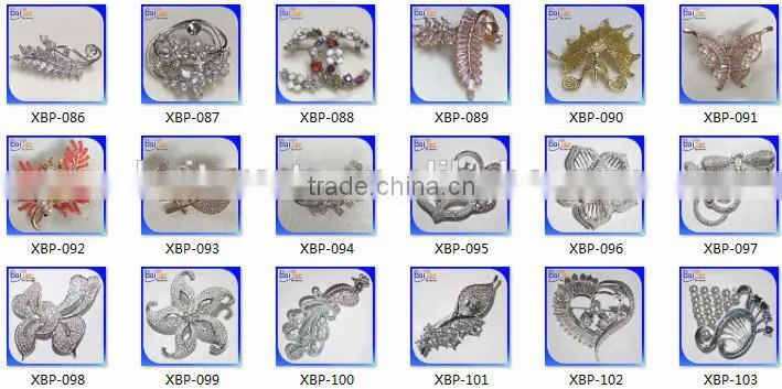 China Wholesale Fashion Pearl Rhinestone Brooch For Wedding Invitations