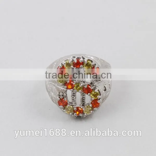 New Arrival 18K White Gold Plated 925 Sterling Silver Ring